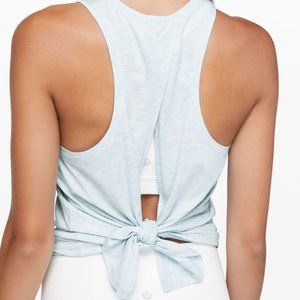 Lululemon All Tied Up Tank Top -  Light Blue